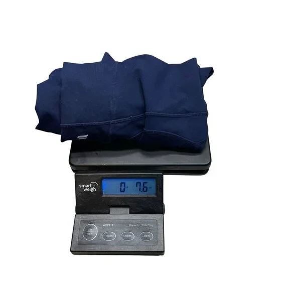 Fabletics Oasis PureLuxe High-Waisted Crop Pocket Legging Navy Blue Size Large - Picture 7 of 7